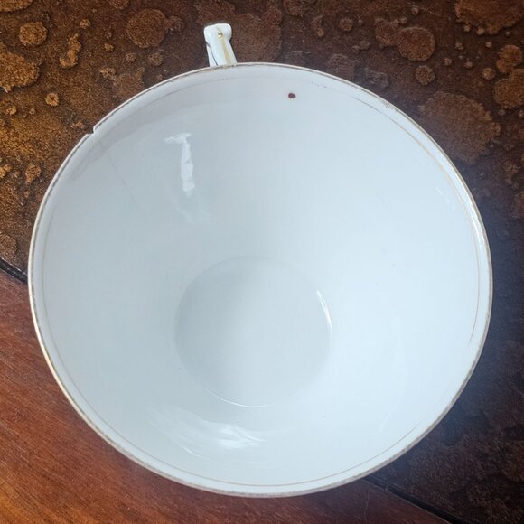 Vintage Hand-Painted Porcelain Tea Cup Saucer Set Floral Design Made in Japan 19 - Picture 9 of 11